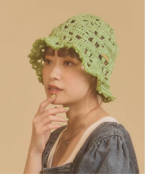 kaorinomori（カオリノモリ）の「kaorinomori トレハット / カオリノモリ（ハット・レディース・ベージュ/ライトグリーン/ブラック・FREE）」の22枚目の写真