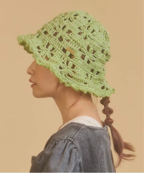 kaorinomori（カオリノモリ）の「kaorinomori トレハット / カオリノモリ（ハット・レディース・ベージュ/ライトグリーン/ブラック・FREE）」の4枚目の写真