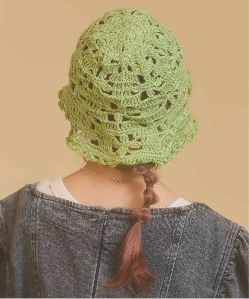 kaorinomori（カオリノモリ）の「kaorinomori トレハット / カオリノモリ（ハット・レディース・ベージュ/ライトグリーン/ブラック・FREE）」の6枚目の写真