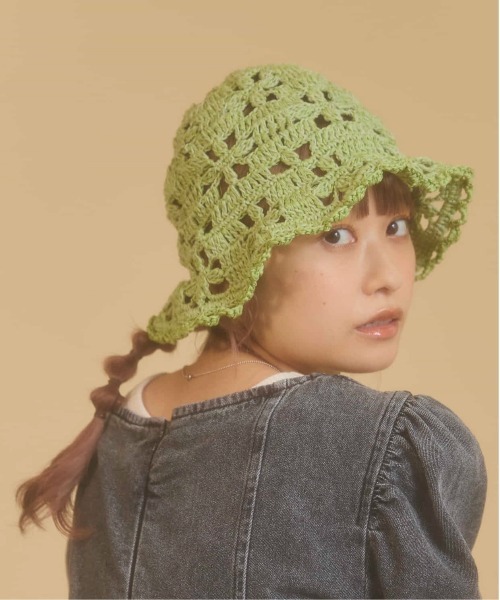 kaorinomori（カオリノモリ）の「kaorinomori トレハット / カオリノモリ（ハット・レディース・ベージュ/ライトグリーン/ブラック・FREE）」の7枚目の写真