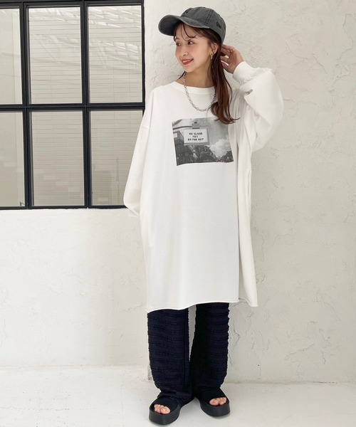 LOWRYS FARM（ローリーズファーム）の「アソートＢＩＧミニワンピース　105197（ワンピース・レディース・ブラック/チャコールグレー/オフホワイト・FREE）」の19枚目の写真