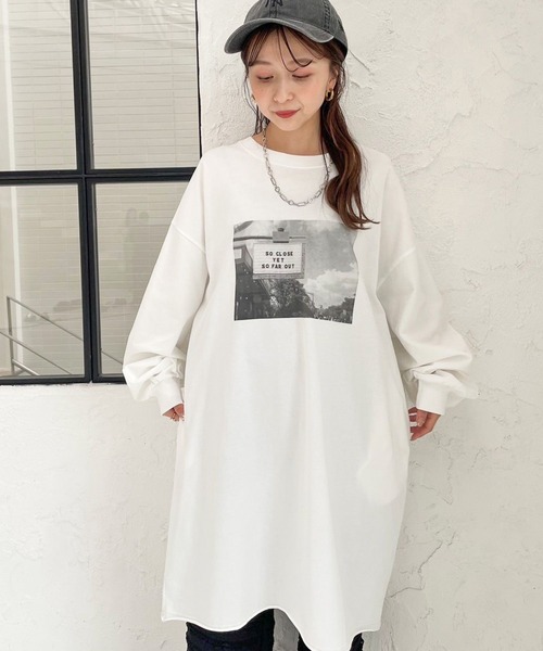 LOWRYS FARM（ローリーズファーム）の「アソートＢＩＧミニワンピース　105197（ワンピース・レディース・ブラック/チャコールグレー/オフホワイト・FREE）」の12枚目の写真