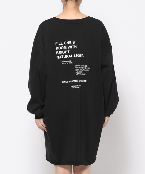 LOWRYS FARM（ローリーズファーム）の「アソートＢＩＧミニワンピース　105197（ワンピース・レディース・ブラック/チャコールグレー/オフホワイト・FREE）」の9枚目の写真