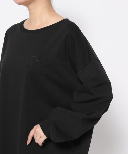 LOWRYS FARM（ローリーズファーム）の「アソートＢＩＧミニワンピース　105197（ワンピース・レディース・ブラック/チャコールグレー/オフホワイト・FREE）」の4枚目の写真