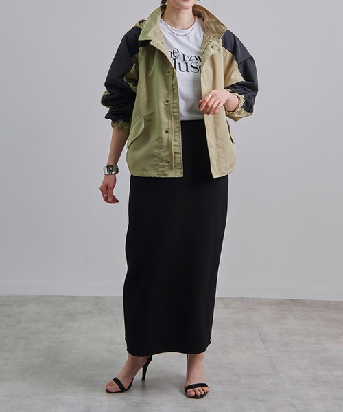 Fizz(フィズ)の「【Fizz/フィズ】 バイカラーマウンテンパーカー(マウンテンパーカー・レディース・カーキ/グレー/ベージュ・FREE)」の6枚目の写真