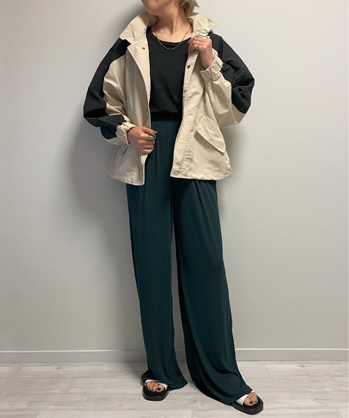 Fizz(フィズ)の「【Fizz/フィズ】 バイカラーマウンテンパーカー(マウンテンパーカー・レディース・カーキ/グレー/ベージュ・FREE)」の20枚目の写真