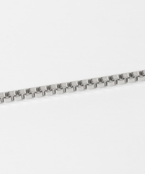 SMELLY(スメリー)の「ボックスチェーンマンテルネックレス(ネックレス・メンズ・シルバー・-)」の9枚目の写真