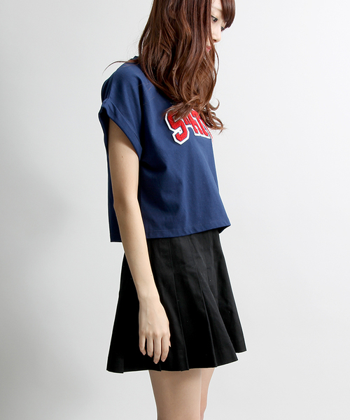 FILA（フィラ）の「∴WEGO/FILAプリーツスカート（スカート・レディース・ホワイト/ブラック/レッド・FREE）」の4枚目の写真