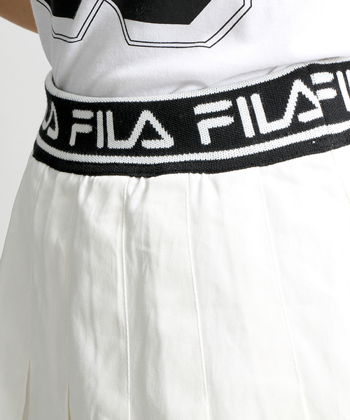 FILA（フィラ）の「∴WEGO/FILAプリーツスカート（スカート・レディース・ホワイト/ブラック/レッド・FREE）」の6枚目の写真