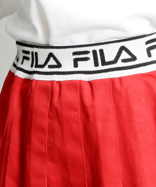 FILA（フィラ）の「∴WEGO/FILAプリーツスカート（スカート・レディース・ホワイト/ブラック/レッド・FREE）」の7枚目の写真