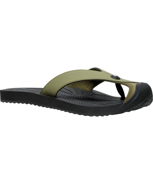 KEEN(キーン)の「BARBADOS TG / バルベイドス ティージー / メンズ サンダル(サンダル・メンズ・ブラック×カーキ・28cm/27cm/26cm/29cm/25cm)」の4枚目の写真