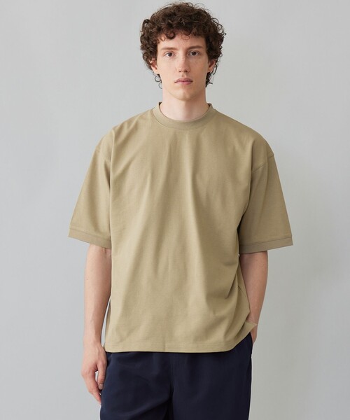 UNFILO(アンフィーロ)の「PLAX カノコ TEE(Tシャツ/カットソー・メンズ・スモーキーグリーン系/ネイビー系・SMALL/LARGE/X-LARGE/MEDIUM)」の1枚目の写真