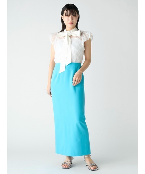 ★新品未使用★リリーブラウン　Lily Brown ボウタイビジューブラウス LILY BROWN｜[L.B CANDY STOCK]ボウタイビジューブラウス
