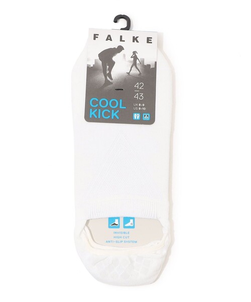 FALKE（ファルケ）の「FALKE COOL KICK INVISIBLE インビジブルソックス（ソックス/靴下・メンズ・ネイビー/ブラック/チャコールグレー/ホワイト・FREE）」の2枚目の写真