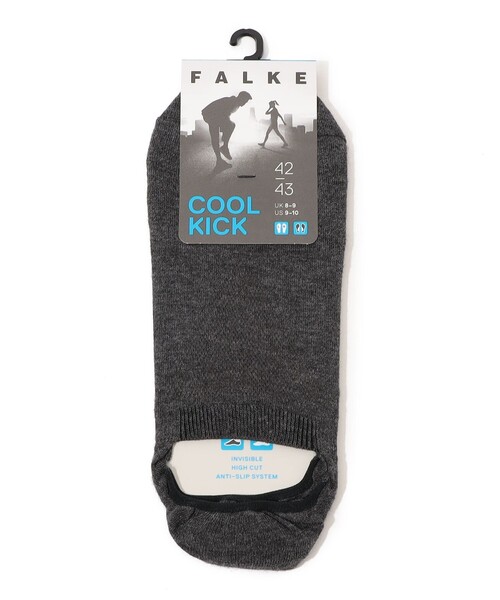 FALKE（ファルケ）の「FALKE COOL KICK INVISIBLE インビジブルソックス（ソックス/靴下・メンズ・ネイビー/ブラック/チャコールグレー/ホワイト・FREE）」の4枚目の写真