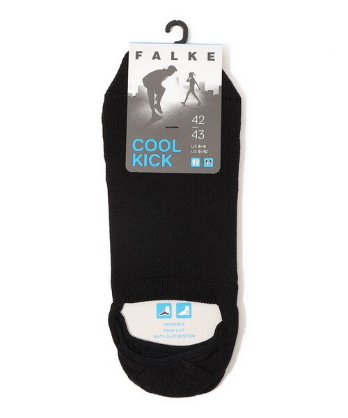 FALKE（ファルケ）の「FALKE COOL KICK INVISIBLE インビジブルソックス（ソックス/靴下・メンズ・ネイビー/ブラック/チャコールグレー/ホワイト・FREE）」の3枚目の写真