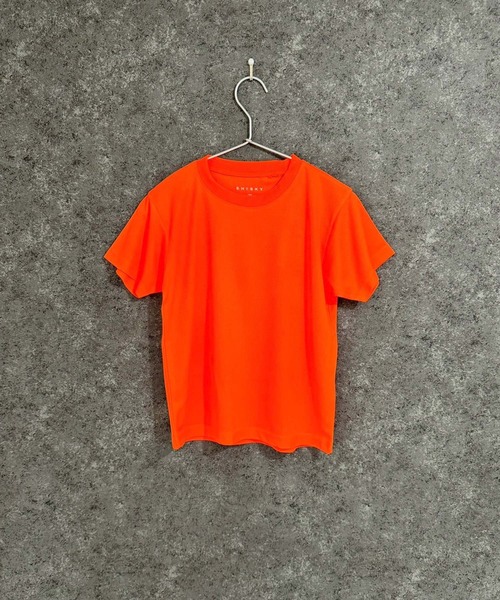 274 PGG 新品タグ付き Tシャツ メッシュデザイン オレンジ サイズ1 M 274 PGG 新品タグ付き Tシャツ メッシュデザイン オレンジ