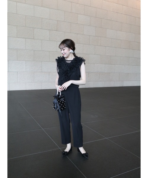 JUMELLE(ジュメロ)の「【結婚式/オケージョン】situation tulle vest(ベスト・レディース・グレー/アイボリー/ブラック・MEDIUM)」の8枚目の写真