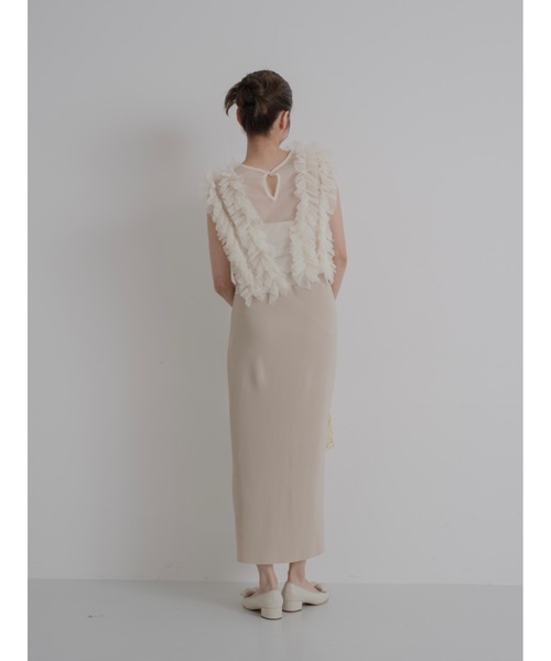 結婚式/オケージョン】situation tulle vest（ベスト）｜jumelle