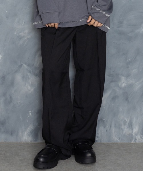 【セール】two tuck loose slacks/ツータック ルーズ スラックス（スラックス）｜Starting Over（スターティングオーバー）