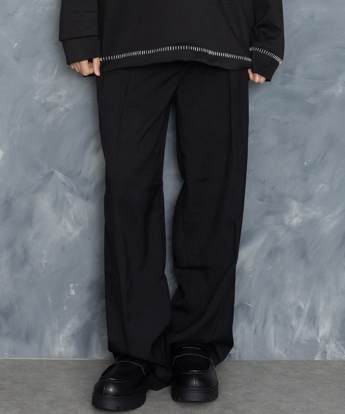 【セール】two tuck loose slacks/ツータック ルーズ スラックス（スラックス）｜Starting Over（スターティングオーバー）