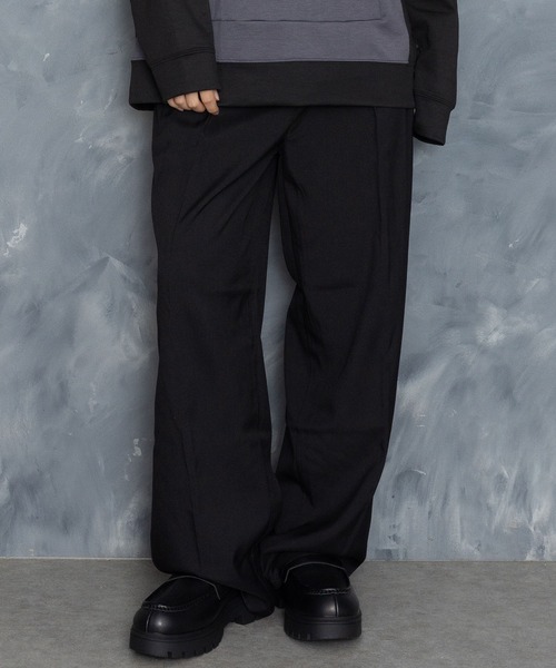 【セール】two tuck loose slacks/ツータック ルーズ スラックス（スラックス）｜Starting Over（スターティングオーバー）
