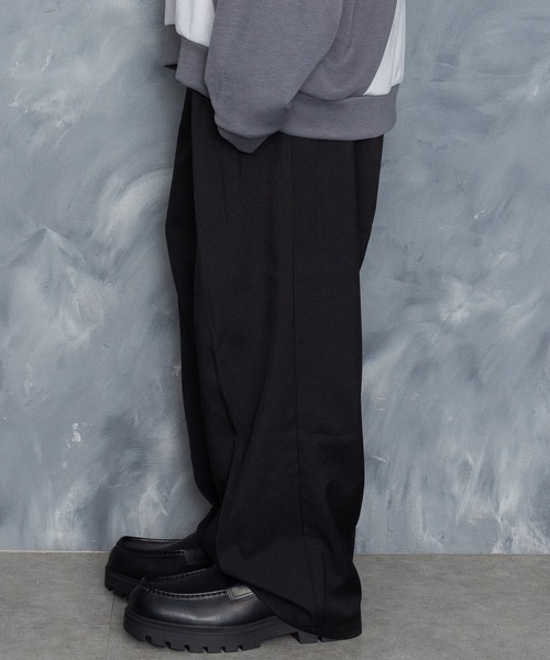 【セール】two tuck loose slacks/ツータック ルーズ スラックス（スラックス）｜Starting Over（スターティングオーバー）