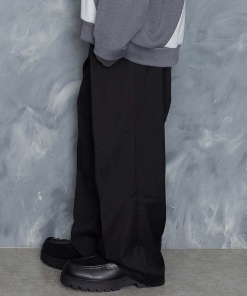 【セール】two tuck loose slacks/ツータック ルーズ スラックス（スラックス）｜Starting Over（スターティングオーバー）