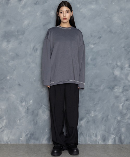 【セール】two tuck loose slacks/ツータック ルーズ スラックス（スラックス）｜Starting Over（スターティングオーバー）