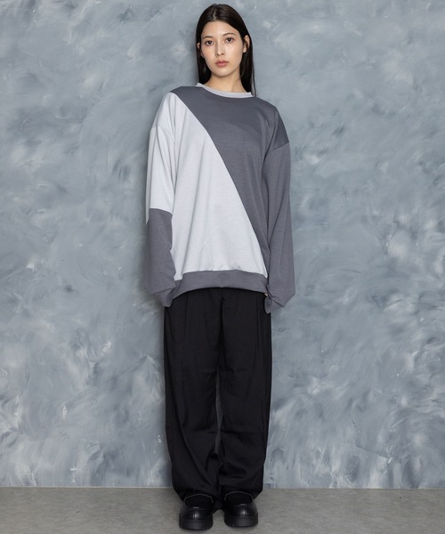 【セール】two tuck loose slacks/ツータック ルーズ スラックス（スラックス）｜Starting Over（スターティングオーバー）