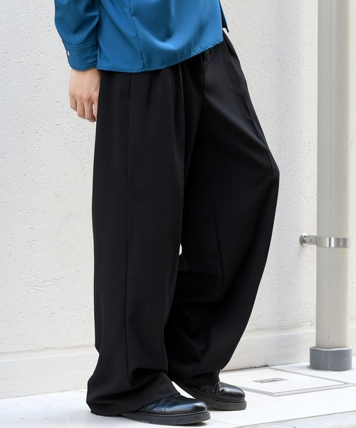 【セール】two tuck loose slacks/ツータック ルーズ スラックス（スラックス）｜Starting Over（スターティングオーバー）