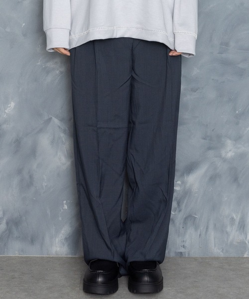 【セール】two tuck loose slacks/ツータック ルーズ スラックス（スラックス）｜Starting Over（スターティングオーバー）