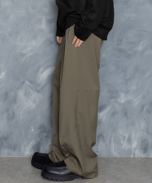 【セール】two tuck loose slacks/ツータック ルーズ スラックス（スラックス）｜Starting Over（スターティングオーバー）