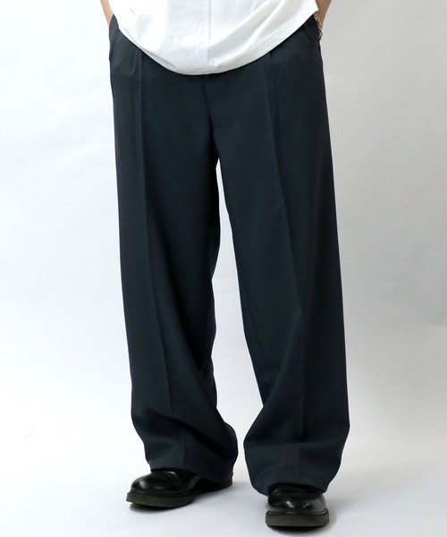 【セール】two tuck loose slacks/ツータック ルーズ スラックス（スラックス）｜Starting Over（スターティングオーバー）