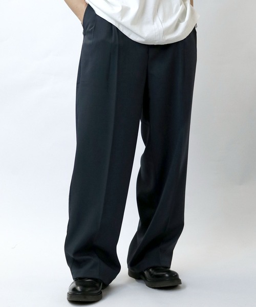 【セール】two tuck loose slacks/ツータック ルーズ スラックス（スラックス）｜Starting Over（スターティングオーバー）