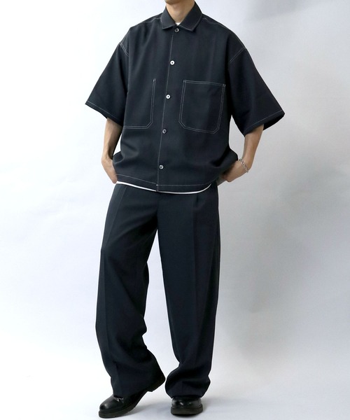 【セール】two tuck loose slacks/ツータック ルーズ スラックス（スラックス）｜Starting Over（スターティングオーバー）
