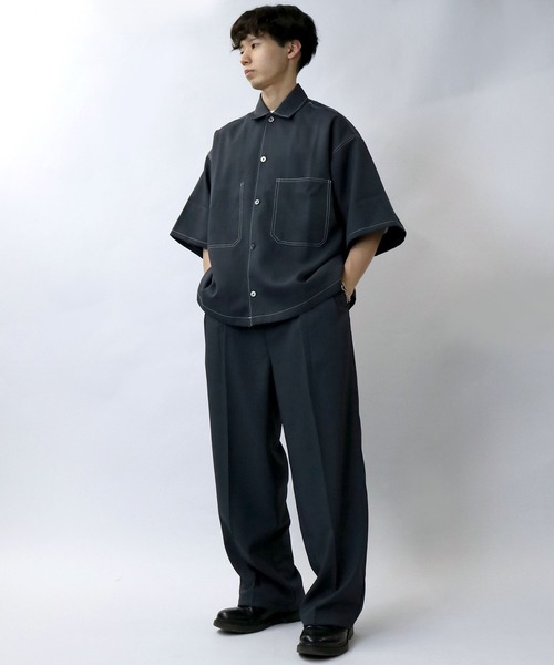 【セール】two tuck loose slacks/ツータック ルーズ スラックス（スラックス）｜Starting Over（スターティングオーバー）