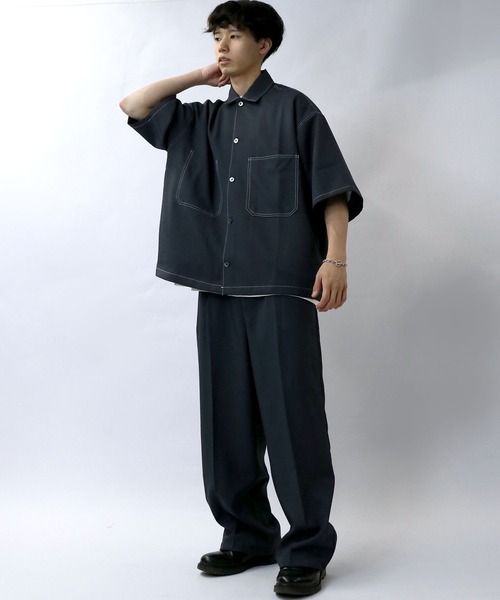 【セール】two tuck loose slacks/ツータック ルーズ スラックス（スラックス）｜Starting Over（スターティングオーバー）