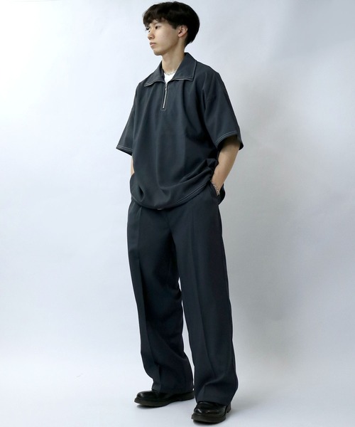 【セール】two tuck loose slacks/ツータック ルーズ スラックス（スラックス）｜Starting Over（スターティングオーバー）