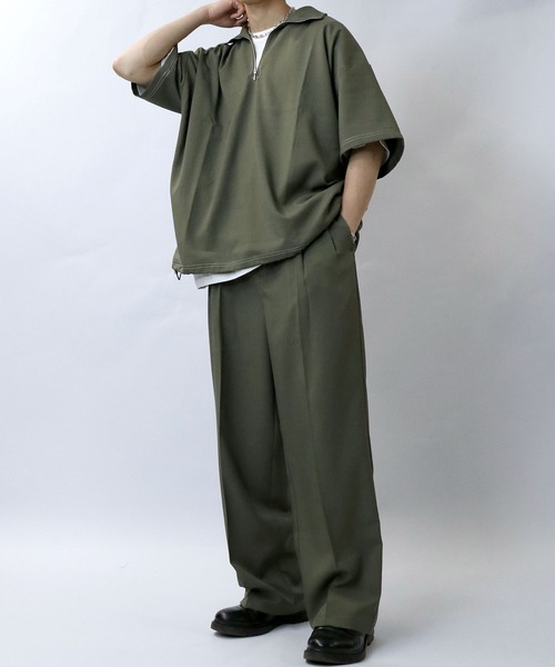 【セール】two tuck loose slacks/ツータック ルーズ スラックス（スラックス）｜Starting Over（スターティングオーバー）