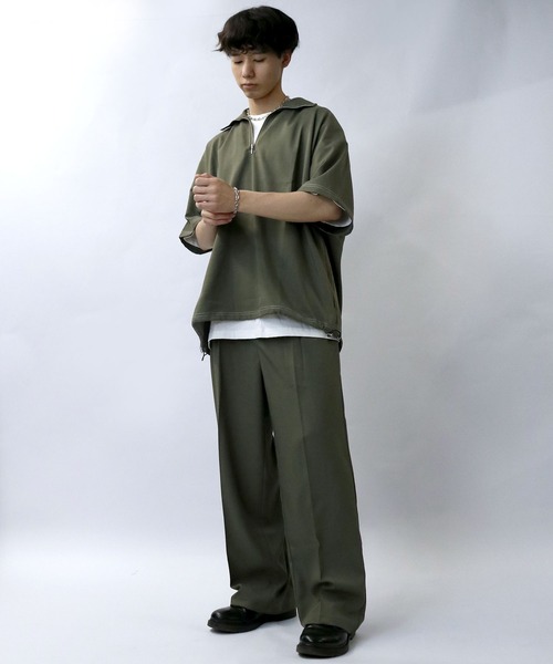 【セール】two tuck loose slacks/ツータック ルーズ スラックス（スラックス）｜Starting Over（スターティングオーバー）