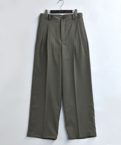 【セール】two tuck loose slacks/ツータック ルーズ スラックス（スラックス）｜Starting Over（スターティングオーバー）