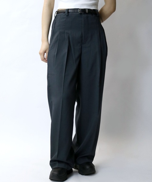 【セール】two tuck loose slacks/ツータック ルーズ スラックス（スラックス）｜Starting Over（スターティングオーバー）