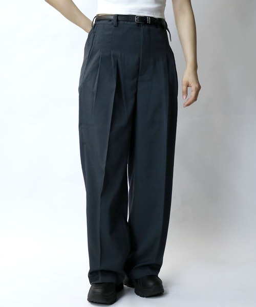 【セール】two tuck loose slacks/ツータック ルーズ スラックス（スラックス）｜Starting Over（スターティングオーバー）