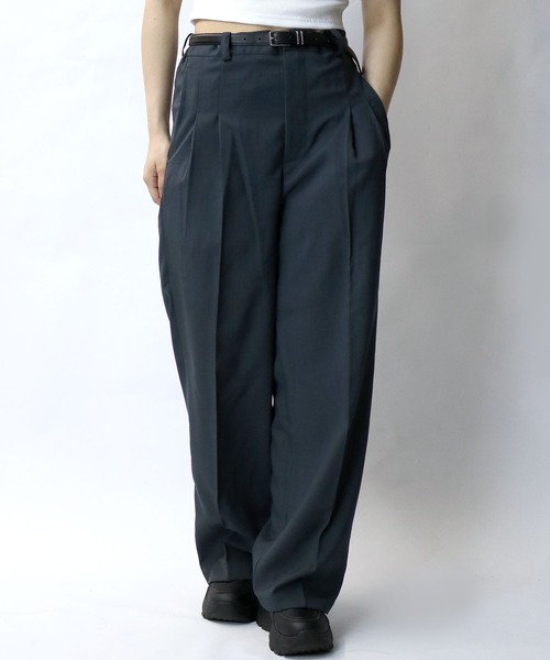 【セール】two tuck loose slacks/ツータック ルーズ スラックス（スラックス）｜Starting Over（スターティングオーバー）