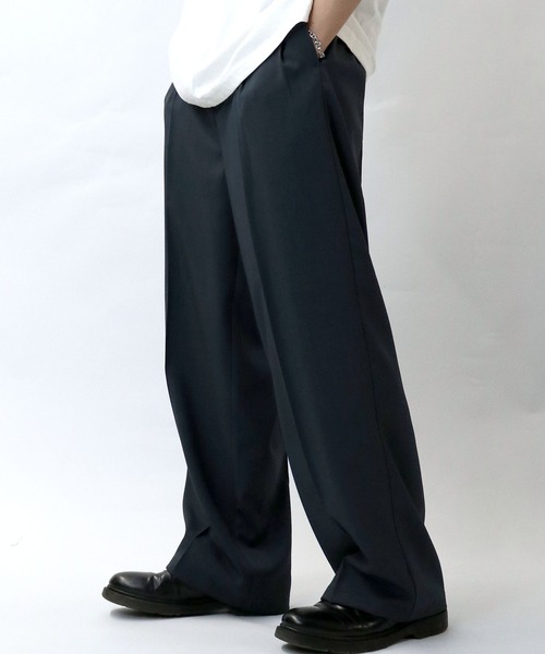 【セール】two tuck loose slacks/ツータック ルーズ スラックス（スラックス）｜Starting Over（スターティングオーバー）