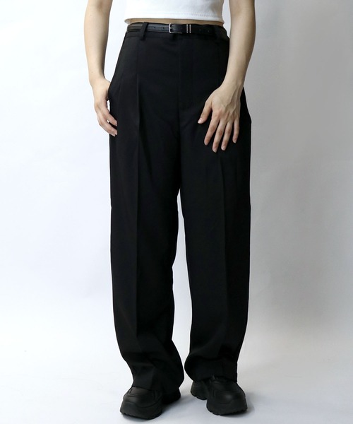 【セール】two tuck loose slacks/ツータック ルーズ スラックス（スラックス）｜Starting Over（スターティングオーバー）