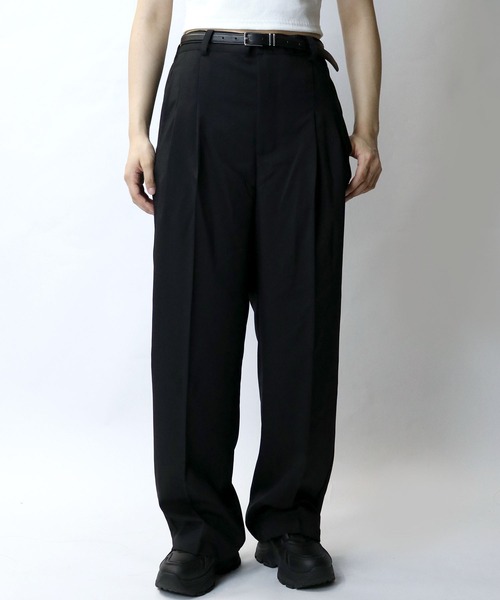 【セール】two tuck loose slacks/ツータック ルーズ スラックス（スラックス）｜Starting Over（スターティングオーバー）