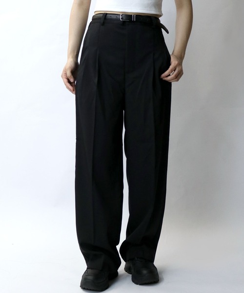 【セール】two tuck loose slacks/ツータック ルーズ スラックス（スラックス）｜Starting Over（スターティングオーバー）