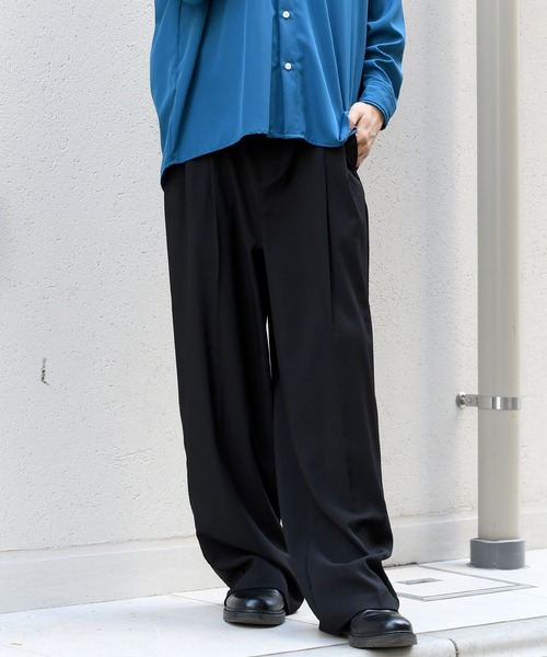 【セール】two tuck loose slacks/ツータック ルーズ スラックス（スラックス）｜Starting Over（スターティングオーバー）